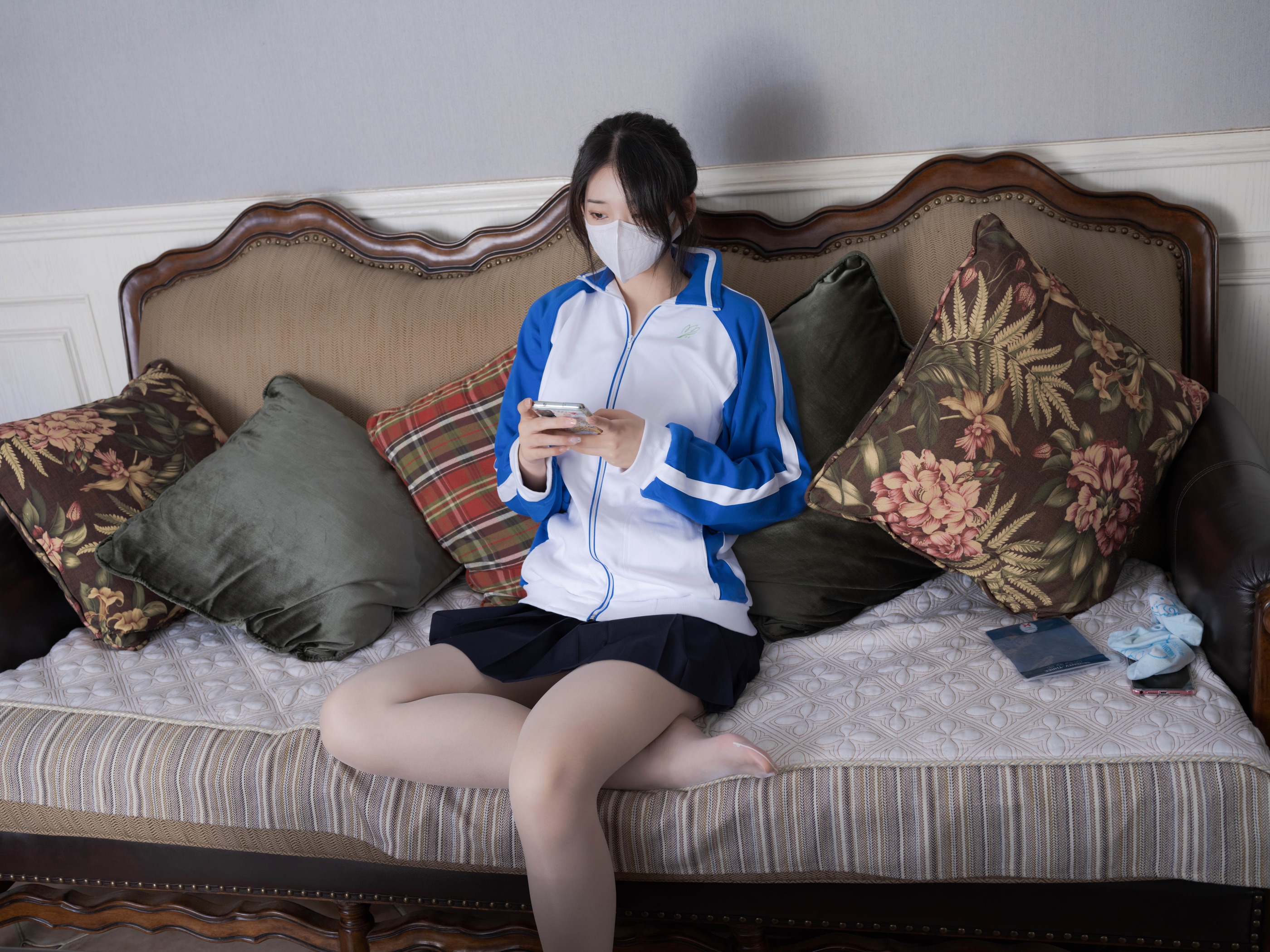 图片[1]-紧急企划 – NO.050 樱可 清纯JKS拍 [97P]-XikXak